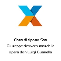 Logo Casa di riposo San Giuseppe ricovero maschile opera don Luigi Guanella