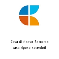 Logo Casa di riposo Boccardo casa riposo sacerdoti