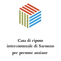 Logo Casa di riposo intercomunale di Saronno per persone anziane 