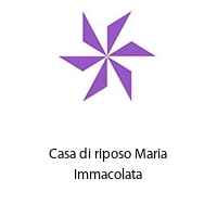 Logo Casa di riposo Maria Immacolata