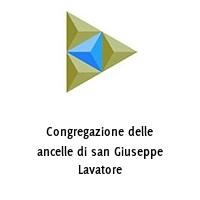 Logo Congregazione delle ancelle di san Giuseppe Lavatore