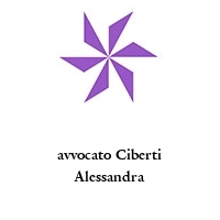 Logo avvocato Ciberti Alessandra
