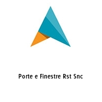 Logo Porte e Finestre Rst Snc