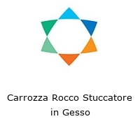 Carrozza Rocco Stuccatore in Gesso