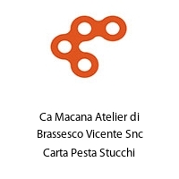 Logo Ca Macana Atelier di Brassesco Vicente Snc Carta Pesta Stucchi