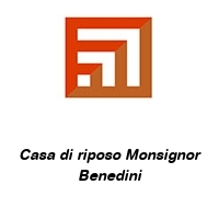 Logo Casa di riposo Monsignor Benedini