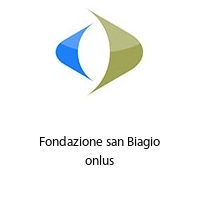 Logo Fondazione san Biagio onlus