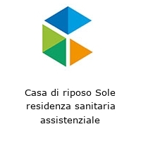 Logo Casa di riposo Sole residenza sanitaria assistenziale