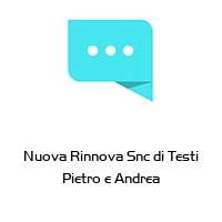 Logo Nuova Rinnova Snc di Testi Pietro e Andrea