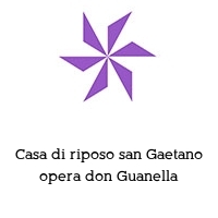 Logo Casa di riposo san Gaetano opera don Guanella
