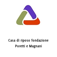 Logo Casa di riposo fondazione Poretti e Magnani