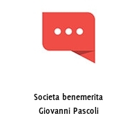 Logo Societa benemerita Giovanni Pascoli