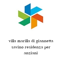 Logo villa marilla di giannetta savino residenza per anziani