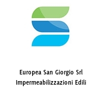 Logo Europea San Giorgio Srl Impermeabilizzazioni Edili