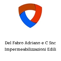Logo Del Fabro Adriano e C Snc Impermeabilizzazioni Edili