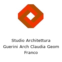 Logo Studio Architettura Guerini Arch Claudia Geom Franco