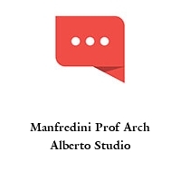 Logo Manfredini Prof Arch Alberto Studio