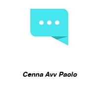 Logo Cenna Avv Paolo