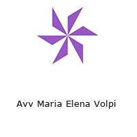 Avv Maria Elena Volpi 