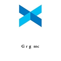 Logo G r g  snc