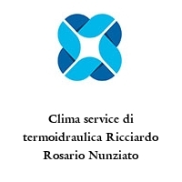 Logo Clima service di termoidraulica Ricciardo Rosario Nunziato