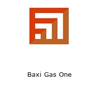 Logo Baxi Gas One
