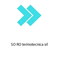 Logo SO RO termotecnica srl