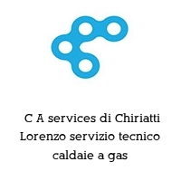 Logo  C A services di Chiriatti Lorenzo servizio tecnico caldaie a gas