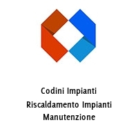 Logo Codini Impianti Riscaldamento Impianti Manutenzione