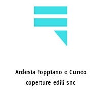 Logo Ardesia Foppiano e Cuneo coperture edili snc