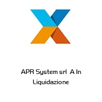 Logo APR System srl  A In Liquidazione