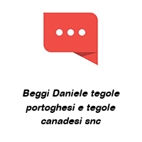 Logo Beggi Daniele tegole portoghesi e tegole canadesi snc