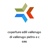 Logo coperture edili vallerugo di vallerugo pietro e c sas