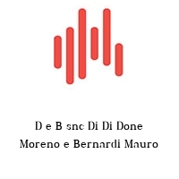 Logo D e B snc Di Di Done Moreno e Bernardi Mauro