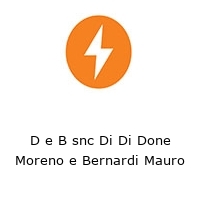 Logo D e B snc Di Di Done Moreno e Bernardi Mauro