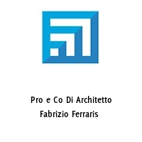 Logo Pro e Co Di Architetto Fabrizio Ferraris 