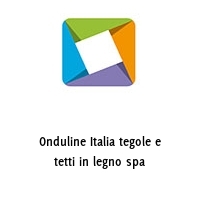 Logo Onduline Italia tegole e tetti in legno spa