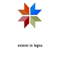 Logo esterni in legno