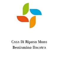 Logo Casa Di Riposo Mons Beniamino Dacatra