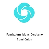 Logo Fondazione Mons Gerolamo Comi Onlus