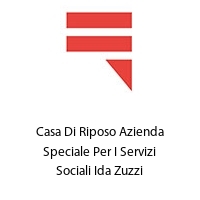 Logo Casa Di Riposo Azienda Speciale Per I Servizi Sociali Ida Zuzzi