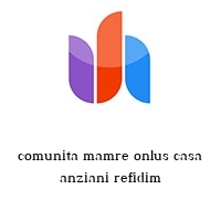 Logo comunita mamre onlus casa anziani refidim