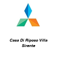 Logo Casa Di Riposo Villa Sirente