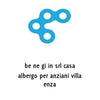 Logo be ne gi in srl casa albergo per anziani villa enza