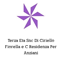 Logo Terza Eta Snc Di Ciriello Fiorella e C Residenza Per Anziani