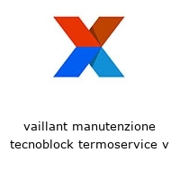 Logo vaillant manutenzione tecnoblock termoservice v