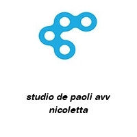 Logo studio de paoli avv nicoletta