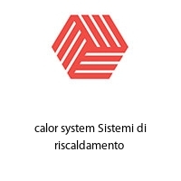 Logo calor system Sistemi di riscaldamento 