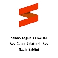studio legale associato avv guido calatroni avv nadia baldini