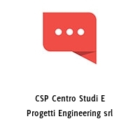 Logo CSP Centro Studi E Progetti Engineering srl